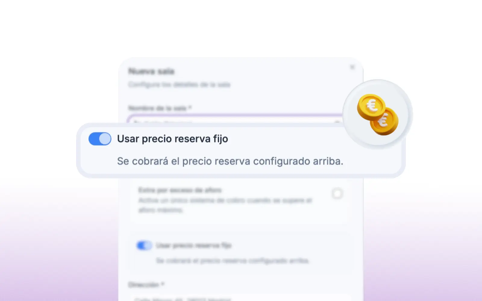 Señal con pago